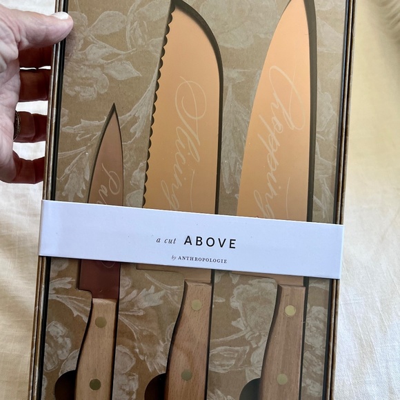 Anthropologie Kitchen Knife Set Poshmark